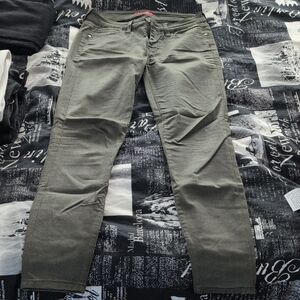 Olive Green Skinny Jeans